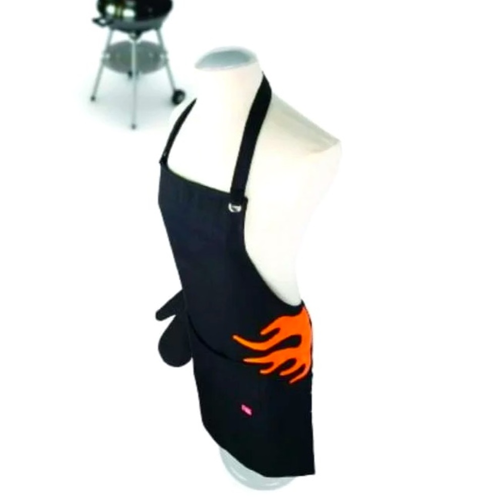 BBQ Apron and Mittens